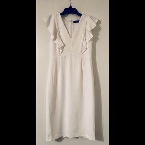 White Ivanka Trump Formal Dress